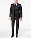 Michael Kors Men's Classic-Fit Natural Stretch Charcoal Tic Vested Suit