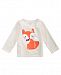 First Impressions Baby Girls Fox Graphic Top, Created for Macy's