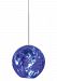 HS349BUSC1B35MPT - LBL Lighting - Paperweight - Monopoint Low-Voltage Pendant SN: Satin Nickel Finish XenonBlue Glass - Paperweight