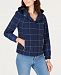 Charter Club Petite Plaid Water-Resistant Jacket, Created for Macy's