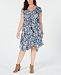 Style & Co Plus Size Printed A-Line Dress, Crated for Macy's