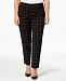 Charter Club Plus Size Cambridge Pull-On Plaid Pants, Created for Macy's