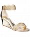 Adrianna Papell Adelaide Ankle Strap Wedge Evening Sandals Women's Shoes