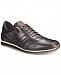 Massimo Emporio Men's Retro Runner Leather Sneakers, Created For Macy's Men's Shoes