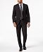 Van Heusen Flex Men's Slim-Fit Stretch Black Neat Suit