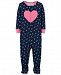 Carter's Baby Girls Cotton Footed Pajamas