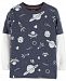 Carter's Toddler Boys Space Layered-Look Cotton Shirt