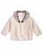 First Impressions Baby Girls Faux-Fur-Trimmed Cardigan, Created for Macy's