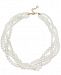 Charter Club Gold-Tone Imitation Pearl Multi-Strand Torsade Necklace, 17" + 2" extender, Created for Macy's
