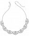 I. n. c. Silver-Tone Pave Openwork Collar Necklace, 16" + 3" extender, Created for Macy's