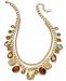 Charter Club Gold-Tone Shaky Stone & Crystal Layered Necklace, 18" extender, Created for Macy's
