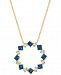 Le Vian Sapphire (9/10 ct. t. w. ) & Diamond (1/5 ct. t. w. ) 18" Pendant Necklace in 14k Gold