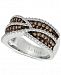 Le Vian Chocolatier Diamond Crisscross Ring (1 ct. t. w. ) in 14k White Gold