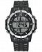 I. n. c. Men's Digital Black Silicone Strap Watch 46mm, Created for Macy's