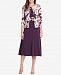Jessica Howard Petite Floral-Print Jacket & Midi Dress