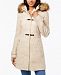 Ivanka Trump Faux-Fur-Trim Hooded Coat