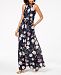 Sl Fashions Floral-Print Chiffon Maxi Dress