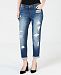 I. n. c. Ripped Curvy-Fit Boyfriend Jeans, Created for Macy's