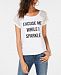 I. n. c. Sequin-Embellished Graphic T-Shirt, Created for Macy's