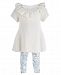 First Impressions Baby Girls 2-Pc. Ruffle Tunic & Leggings Set, Created for Macy's