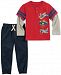 Kids Headquarters Toddler Boys 2-Pc. Airplane Graphic Henley & Pants Set