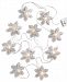 Holiday Lane Silver Snowflake Light Chain, Created for Macy's