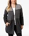 Charter Club Plus Size Cotton Colorblock Cardigan Sweater, Created for Macy's
