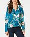 I. n. c. Floral-Print Surplice Top, Created for Macy's