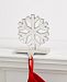 Holiday Lane Snowflake Stocking Holder, Created for Macy's