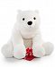 Holiday Lane White Plush 36" Polar Bear, Created for Macy's