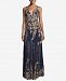 Xscape Embroidered Lace Gown