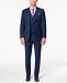 Tallia Men's Big & Tall Slim-Fit Stretch Navy Stripe Vested Suit