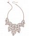 I. n. c. Pave Openwork Statement Necklace, 18" + 3" extender, Created for Macy's