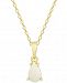 Opal 18" Pendant Necklace (1/2 ct. t. w. ) in 18k Gold-Plated Sterling Silver