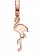 Michael Kors Women's Custom Kors 14K Rose Gold-Plated Sterling Silver Flamingo Charm