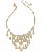 Thalia Sodi Gold-Tone Filigree 18" Statement Necklace, 18" + 3" extender, Created for Macy's
