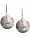 Tahitian Mother-of-Pearl & Diamond Accent Drop Earrings in Sterling Silver