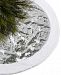 Holiday Lane Silver Sequin & White Plush Tree Skirt, Created for Macy's