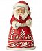 Jim Shore Pint-Sized Red & White Santa Figurine