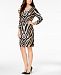 Jm Collection Foil-Print Sheath Dress, Created for Macy's