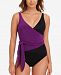 Magicsuit Slimming Colorblocked Wrap-Front One-Piece Swimsuit Women's Swimsuit