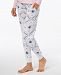 Ande Whisperluxe Space-Dyed Printed Pajama Jogger Pants