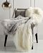 Martha Stewart Collection Faux Mongolian Fur 50" x 60" Throw, Created for Macy's Bedding