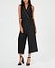 Almost Famous Juniors' Piped Collar Jumpsuit