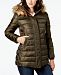 Vince Camuto Faux-Fur-Trim Hooded Puffer Coat