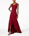 Adrianna Papell Embellished Cutout Mermaid Gown