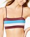 Bar Iii Colorblocked Bralette Bikini Top, Created for Macy's Women's Swimsuit