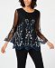 Alfani Embroidered Top, Created for Macy's