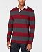 Club Room Men's Even Striped Rugby Shirt, Created for Macy's