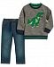 Kids Headquarters Toddler Boys 2-Pc. Dinosaur Top & Denim Jeans Set
